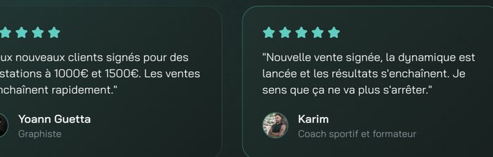 Témoignage client